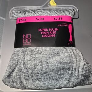 NOBO Soft Gray Velour Leggings